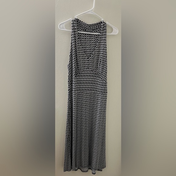 Ann Taylor maxi dress black and white size 12 - Picture 4 of 5